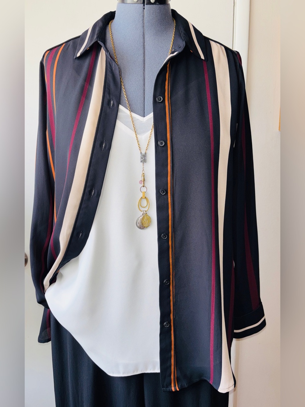What to Wear Striped Blouse